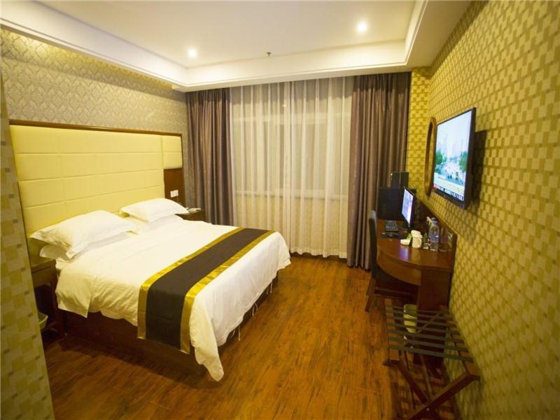 Greentree Inn Anhui Fuyang Yijing International North Door Busniess Hotel Exterior photo